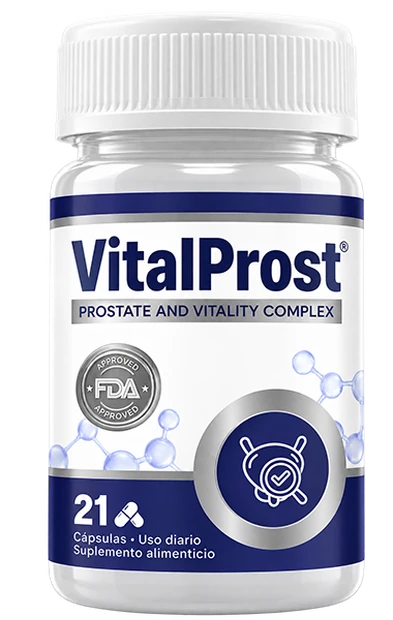 Frasco de VitalProst, 21 cápsulas para el apoyo de la próstata